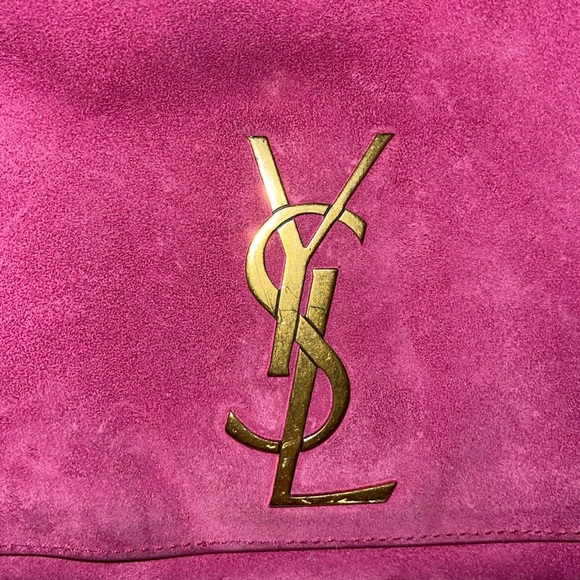 Kate Medium Reversible YSL Crossbody Bag in Suede And Smooth Leather - Picture 3 of 9